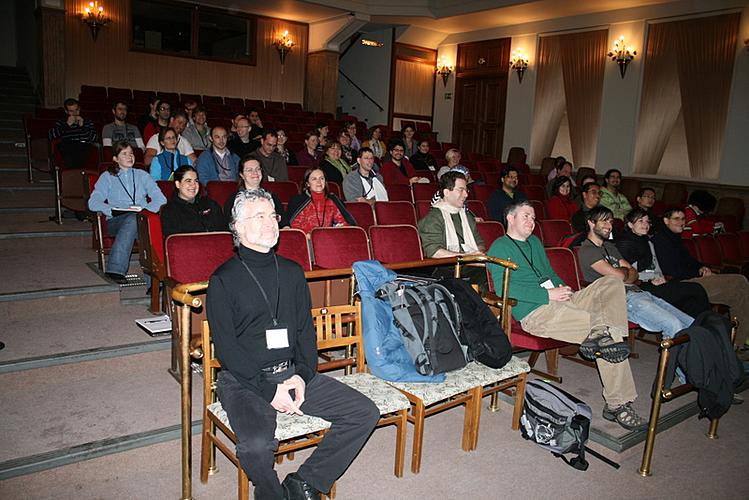 11. ledna 2009 - Workshop o molekulární evoluci (konference v Městském divadle v Českém Krumlově)