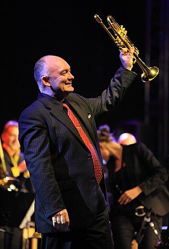 World Jazz Stars, James Morrison - trumpet, CBC Big Band, 24.7.2010, 19th International Music Festival Český Krumlov