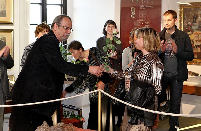 Eröffnung der Ausstellung Geschichte der Stadt Český Krumlov, Regionalmuseum Český Krumlov, 22. September 2010