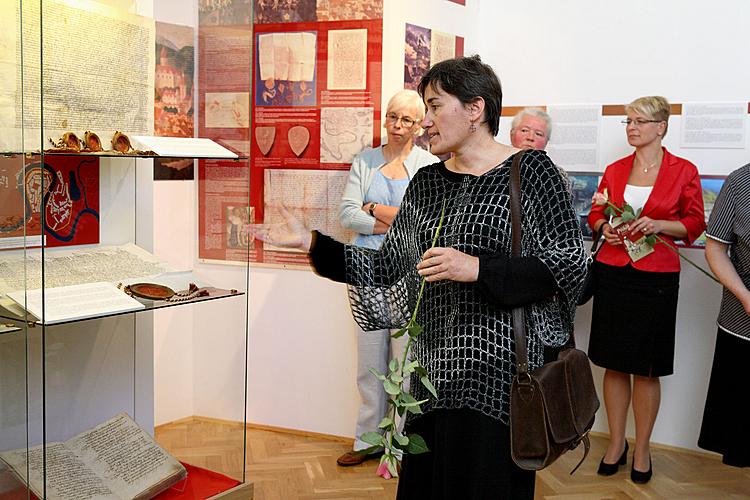 Eröffnung der Ausstellung Geschichte der Stadt Český Krumlov, Regionalmuseum Český Krumlov, 22. September 2010