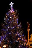Musical and poetic Advent opening and lighting of the christmas tree, Square Náměstí Svornosti, Český Krumlov, 27.11.2011, photo by: Lubor Mrázek