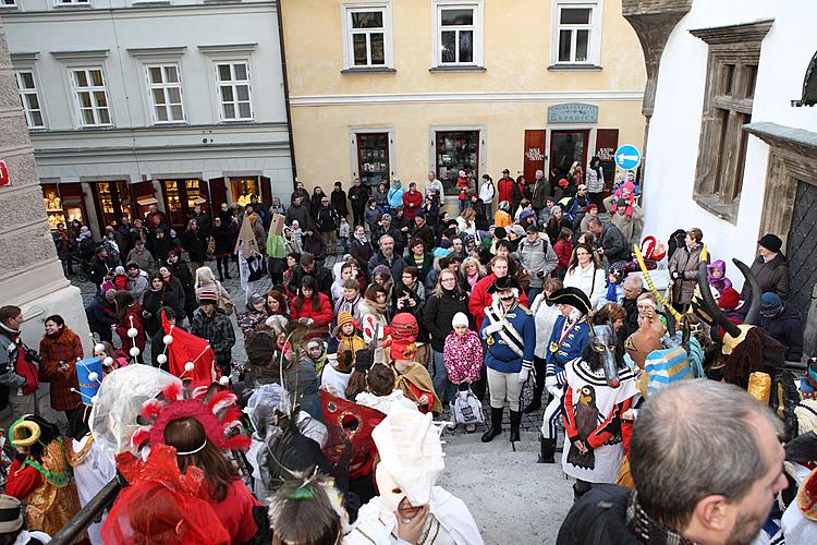 Carnival parade in Český Krumlov, 21st February 2012
