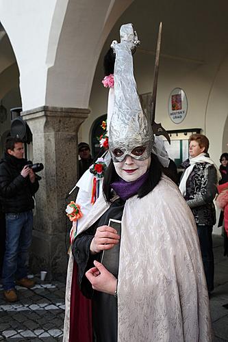 Carnival parade in Český Krumlov, 21st February 2012