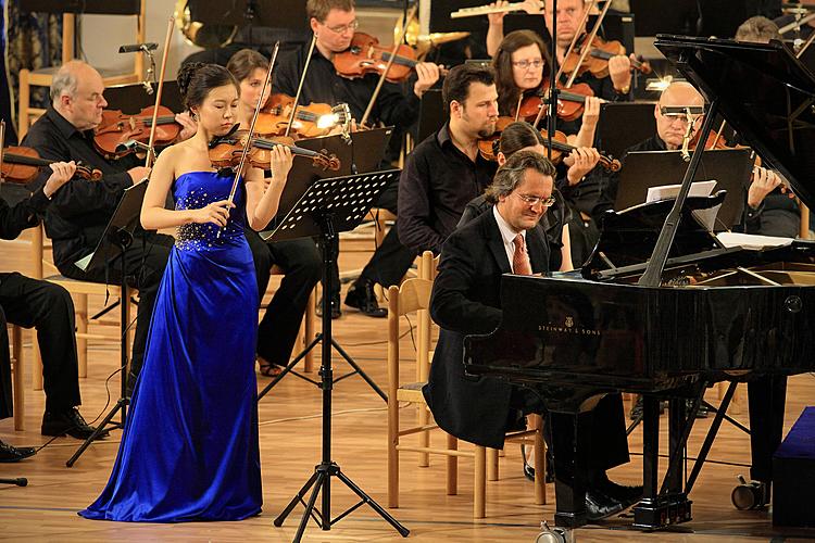 Konstantin Scherbakov und Sanghee Cheong, 27.7.2012, 21. Internationales Musikfestival Český Krumlov