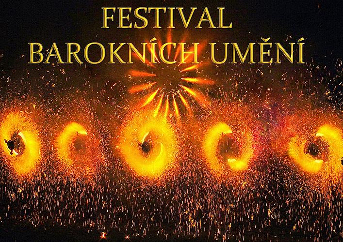 Festival barokních umění, Český Krumlov, ohňostroj