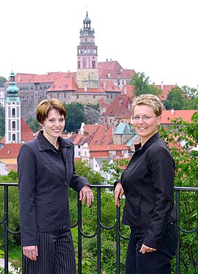 Jitka Zikmundová and Jitka Plouharová, Destination Management 
of the town of Český Krumlov, foto: Aleš Motejl 