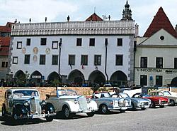 Sraz historickych vozidel, Český Krumlov