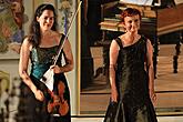 Sophia Jaffé - Violine und Barbara Maria Willi - Cembalo, Internationales Musikfestival Český Krumlov, 14.8.2013, Quelle: Auviex s.r.o., Foto: Libor Sváček