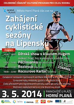 Zahájení cyklistické sezóny na Lipensku 2014