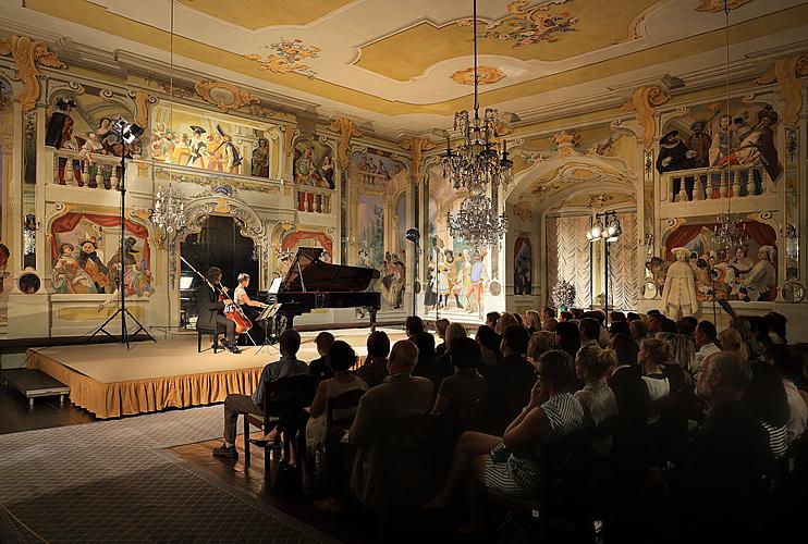 Jiří Bárta (Violoncello), Terezie Fialová (Klavier) - Kammerkonzert, 23.7.2014, Internationales Musikfestival Český Krumlov
