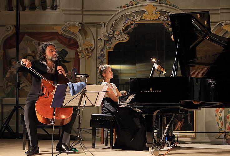 Jiří Bárta (Violoncello), Terezie Fialová (Klavier) - Kammerkonzert, 23.7.2014, Internationales Musikfestival Český Krumlov