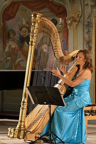 Jana Boušková (harp), Jae A Yoo (flute) - Chamber Concert, 6.8.2014, International Music Festival Český Krumlov