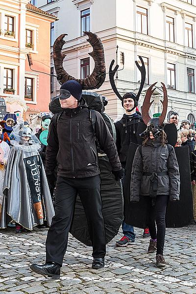 Karnevalsumzug, 17. Februar 2015, Fasching Český Krumlov
