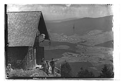 Josef Seidel – Velký Javor – turistická chata před rokem 1920