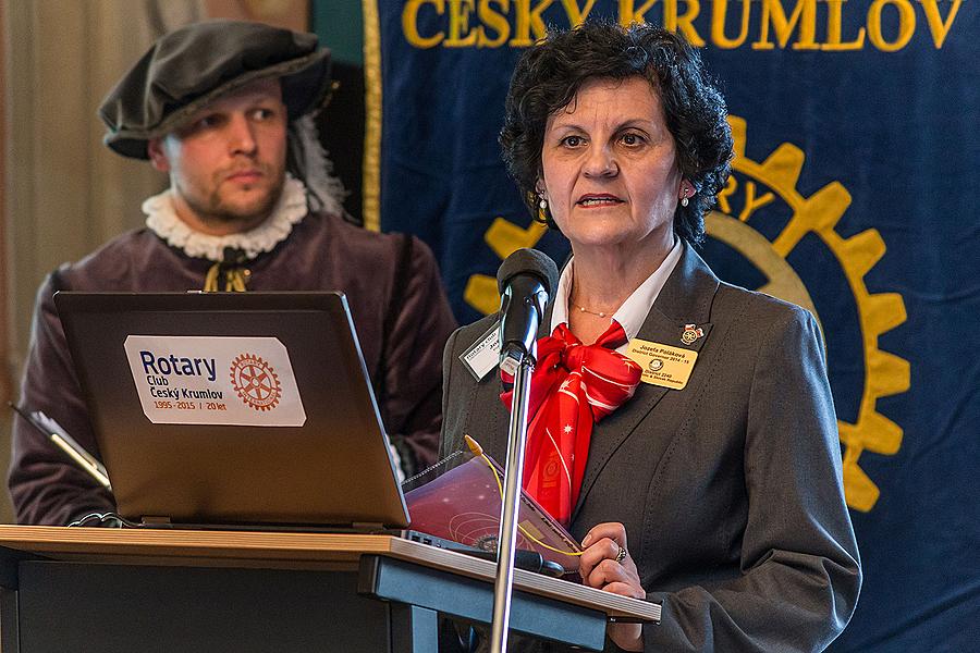 Oslava 20 let založení Rotary Clubu Český Krumlov, 11.4.2015
