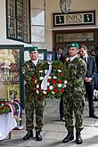 Ceremonial unveiling of a memorial plaque, townsquare Svornosti Český Krumlov, 8.5.2015, photo by: Lubor Mrázek