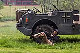 Show of WWII military equipment and battle demonstration in Český Krumlov, 9.5.2015, photo by: Lubor Mrázek