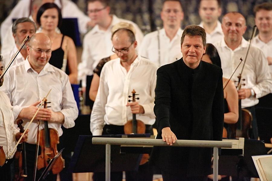 Moravische Philharmonie Olomouc, Manuel Hernández-Silva (Dirigent), 18.7.2015, Internationales Musikfestival Český Krumlov