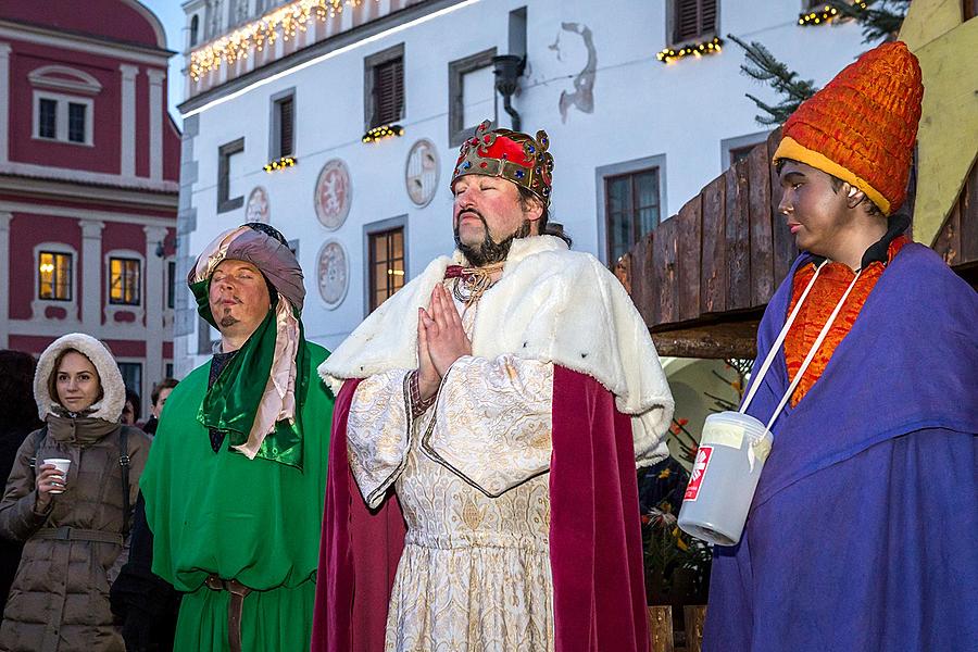 Tři králové, 6.1.2016, Advent a Vánoce v Českém Krumlově