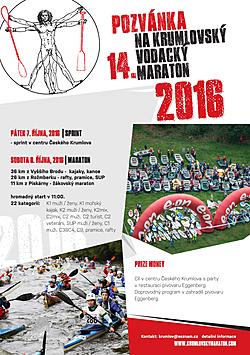 Krumlovský vodácký maraton 2016, pozvánka