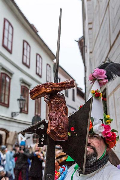 Carnival parade in Český Krumlov, 28th February 2017