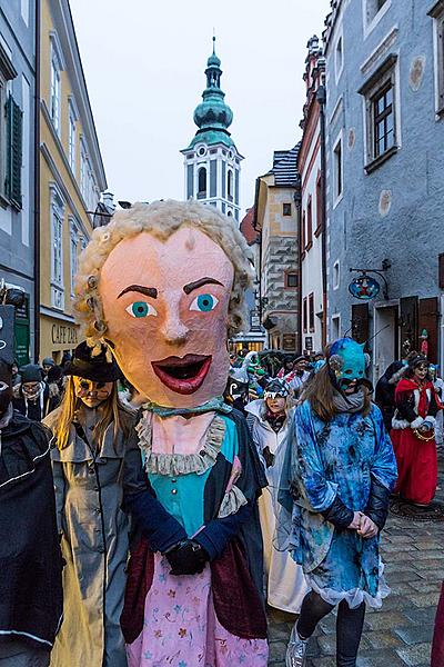 Karnevalsumzug, 28. Februar 2017, Fasching Český Krumlov