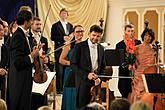 Julian Rachlin /violin, conductor/ and Sarah McElravy /viola/, South Czech Philharmonic, 28.7.2017, 26th International Music Festival Český Krumlov 2017, source: Auviex s.r.o., photo by: Libor Sváček