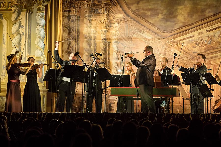 A Night of Baroque Masters - Marek Zvolánek /trumpet/ a Barocco sempre giovane, 5.8.2017, 26. Internationales Musikfestival Český Krumlov 2017