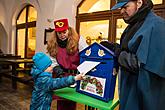 Baby Jesus Postal Office at U Zlatého Anděla and arrival of the White Lady, 10.12.2017, photo by: Lubor Mrázek
