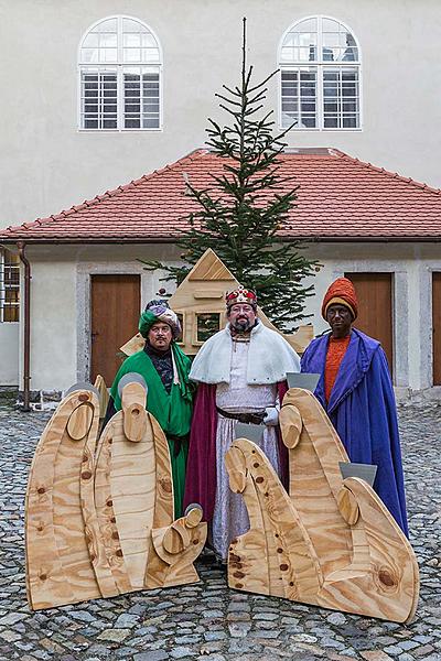 Tři králové, 6.1.2018, Advent a Vánoce v Českém Krumlově