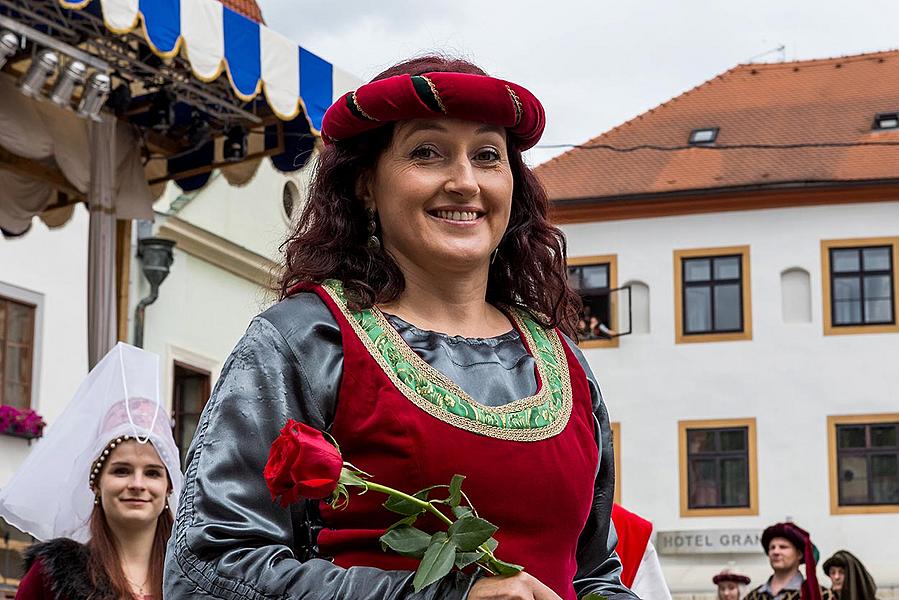 Fest der fünfblättrigen Rose ®, Český Krumlov, Samstag 23. 6. 2018