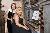 Drahomíra Matznerová - Orgel und Žofie Vokálková - Flöte, Kammermusikfestival 8.7.2018, Foto: Lubor Mrázek