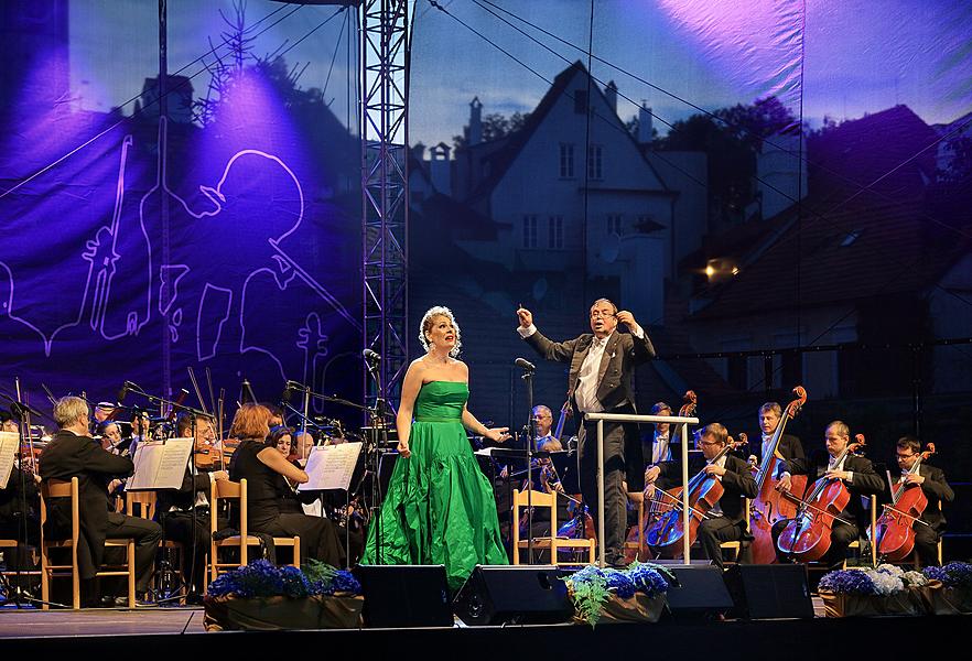 Piotr Beczała (tenor) and Sondra Radvanovsky (soprano), PKF – Prague Philharmonia, Leoš Svárovský (conductor), International Music Festival Český Krumlov 21.7.2018