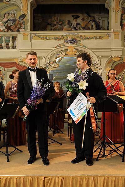 Miroslav Ambroš (violin) and Jaroslaw Nadrzycki (violin), South Czech Philharmonic, Jan Kučera (conductor), Internationales Musikfestival Český Krumlov 24.7.2018