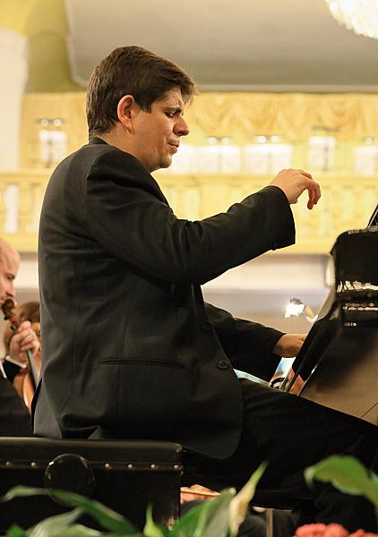 Javier Perianes (piano), Bohuslav Martinů Philharmonic Orchestra, Manuel Hernández-Silva (conductor), Internationales Musikfestival Český Krumlov 3.8.2018