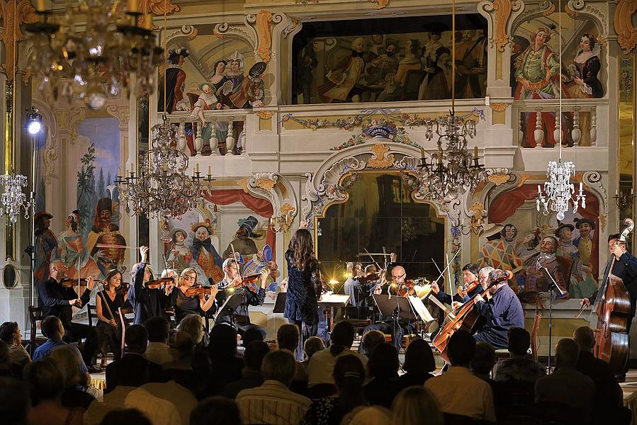 Amin Ghafari (violin), Suk Chamber Orchestra, Nikol Kraft (conductor), Internationales Musikfestival Český Krumlov 8.8.2018