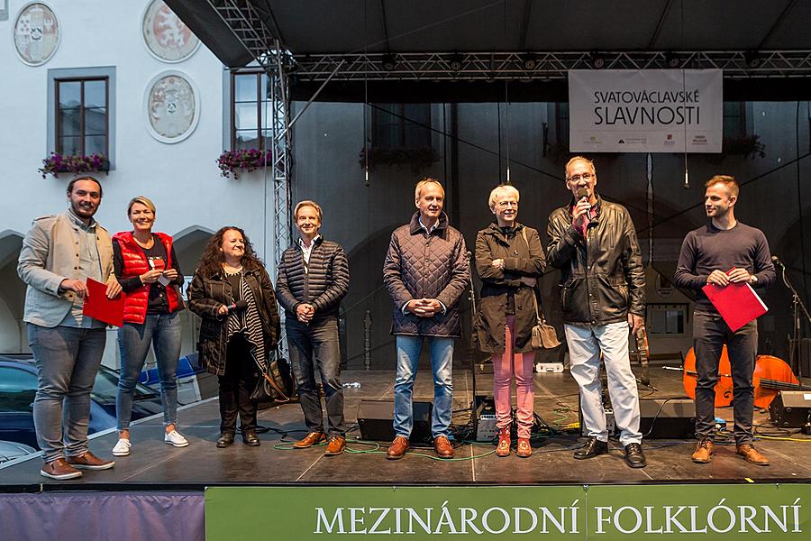 Svatováclavské slavnosti a Mezinárodní folklórní festival 2018 v Českém Krumlově, pátek 28. září 2018