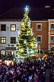 1. Adventssontag - Musikalisch-poetische Eröffnung des Advents Verbunden mit der Beleuchtung des Weihnachtsbaums, Český Krumlov 2.12.2018, Foto: Lubor Mrázek