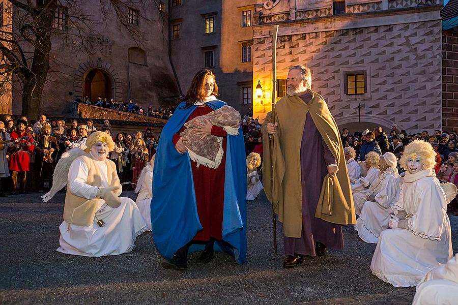 Živý Betlém, 23.12.2018, Advent a Vánoce v Českém Krumlově