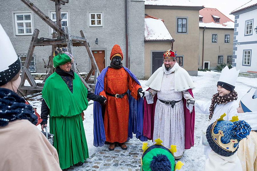 Tři králové, 6.1.2019, Advent a Vánoce v Českém Krumlově