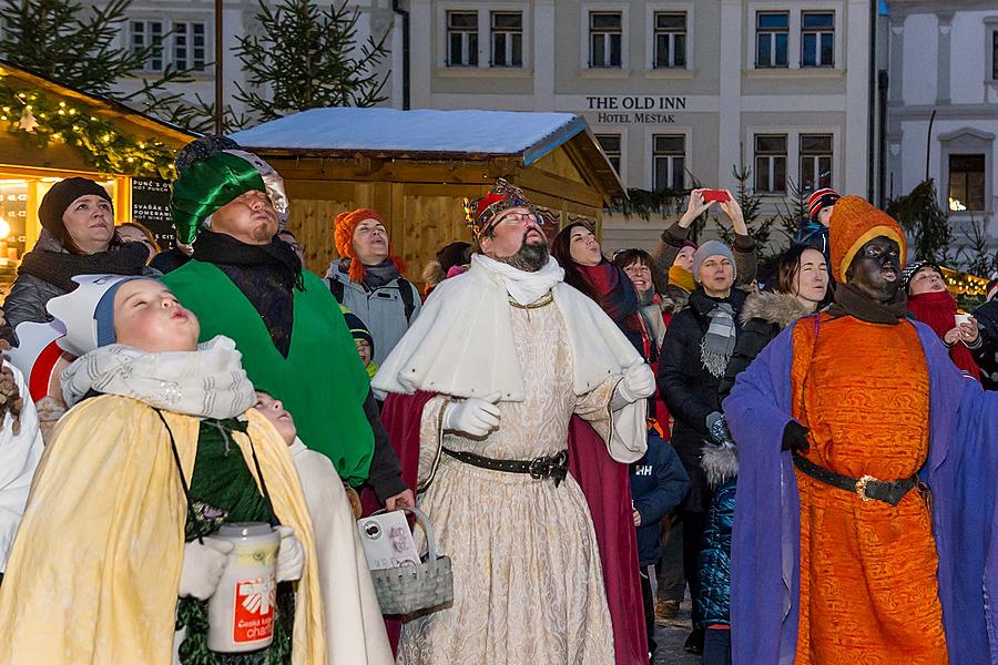 Drei Könige, 6.1.2019, Advent und Weihnachten in Český Krumlov