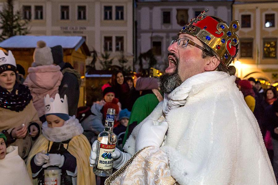 Tři králové, 6.1.2019, Advent a Vánoce v Českém Krumlově