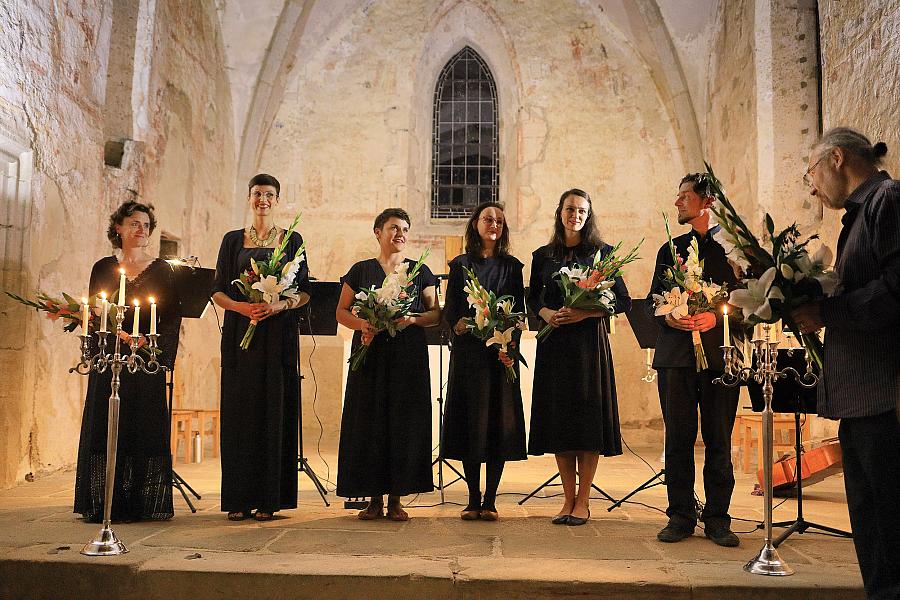 Schola Benedicta – večer duchovní hudby s recitací, 4.8.2019, Mezinárodní hudební festival Český Krumlov