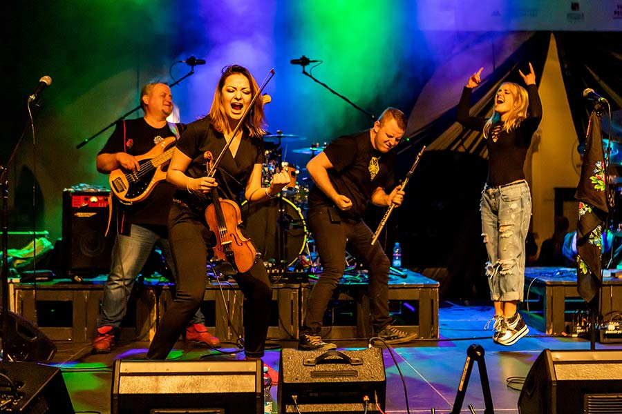 St.-Wenzels-Fest und Internationales Folklorefestival 2019 in Český Krumlov, Freitag 27. September 2019
