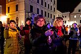 30 let po sametu - setkání lidí dobré vůle k připomenutí 30. výročí Sametové revoluce v Českém Krumlově, 17.11.2019, foto: Lubor Mrázek