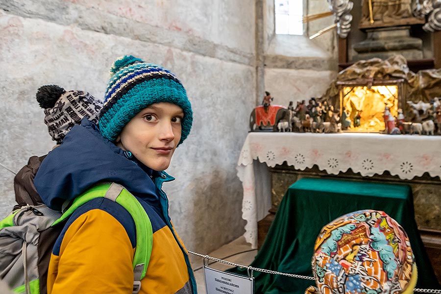 4th Advent Saturday at the Monasteries and Handing out of the Light of Bethlehem in Český Krumlov 21.12.2019