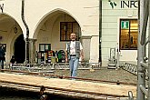 Miroslav Votřel, Leute 'hinter den Kulissen', Fotogalerie des Tages mit Handicap - Tages ohne Barrieren, Český Krumlov, 11. 9. 2004, Foto: Lubor Mrázek 