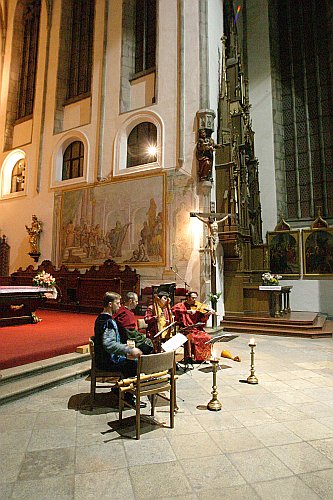 St.-Wenzels-Fest 2004 - Besichtigung der Kirche St. Veit und feierliches Konzert anlässlich des St.-Wenzels-Festes, Foto: © Lubor Mrázek