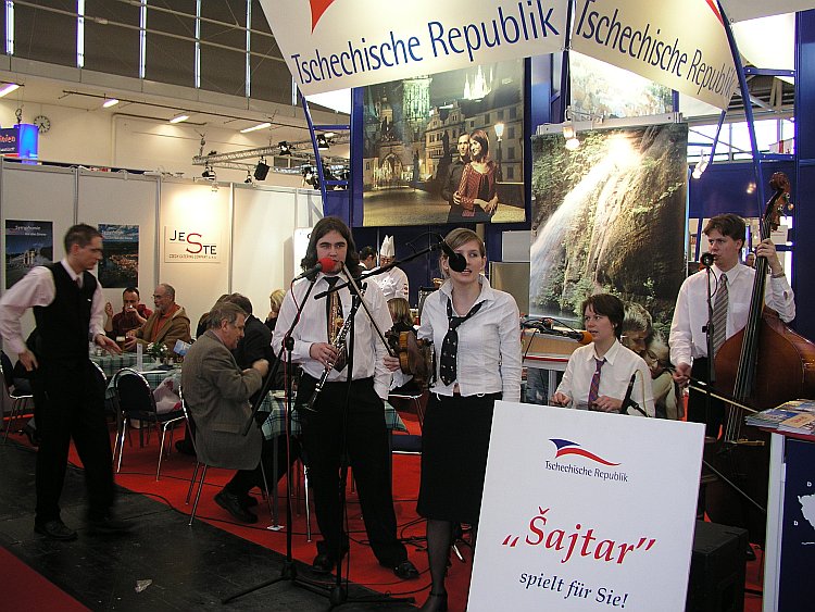 Präsentation von Český Krumlov bei der Messe in München, Exposition der Tschechischen Republik, Zimbelmusik 