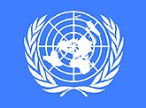 Organizace spojených národů, vlajka 